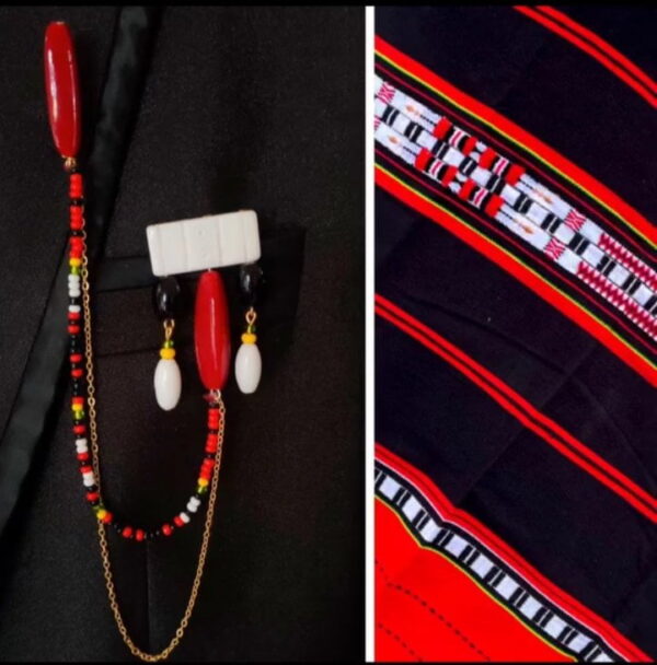 Chakhesang/Naga Traditional Brooch for men