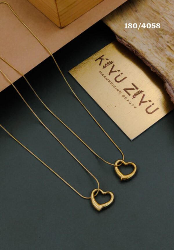 Stainless Necklace Gold Plated